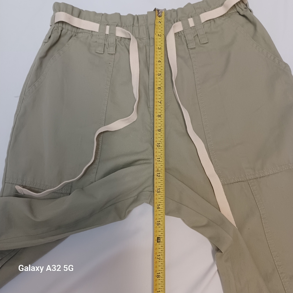 Kensie Women Size 10/30 Olive Green Drawstring Pants - Picture 14 of 17
